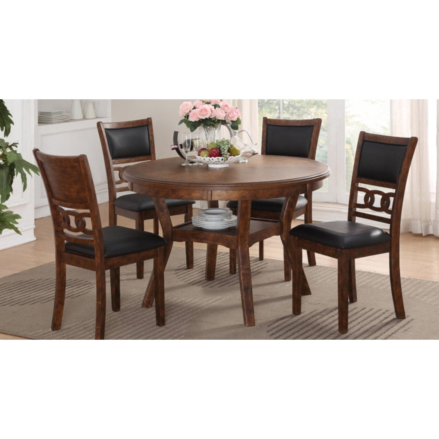 Round Dining Table Set - 5 PC - HER Home Design Boutique